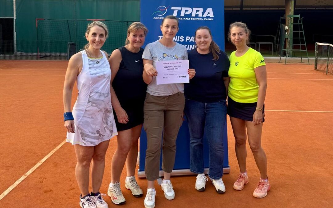 Le  ATOmine vincono la fase finale della Coppa Italia TPRA TENNIS 2025